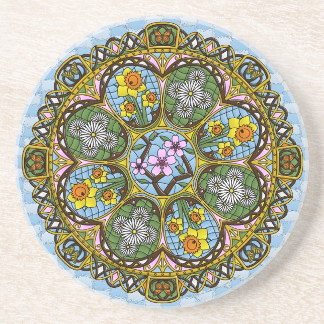 Primavera Nouveau Porta copos (Frente)