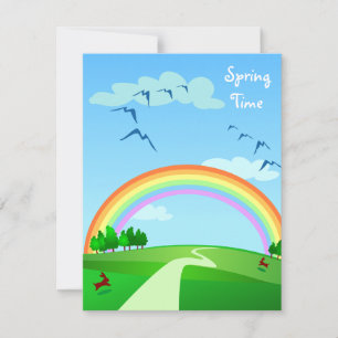 Primavera paisagem, convite