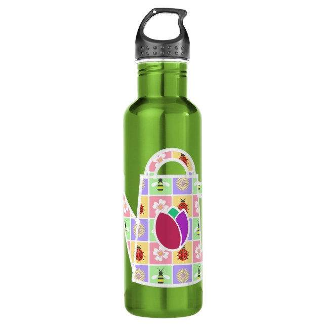 Primavera Patches Garrafa de Água (Frente)