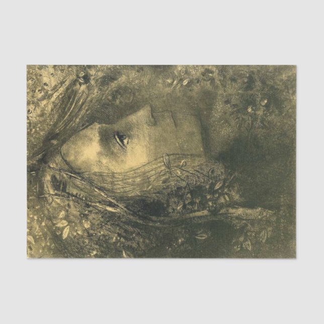 Primavera por Papel de Tecido de Redon Odilon (Frente )