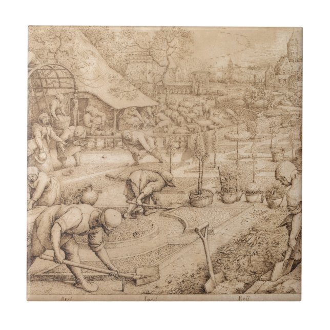 Primavera por Pieter Bruegel a pessoa idosa (Frente)
