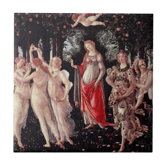 Primavera Primavera Sandro Botticelli Renascença (Frente)