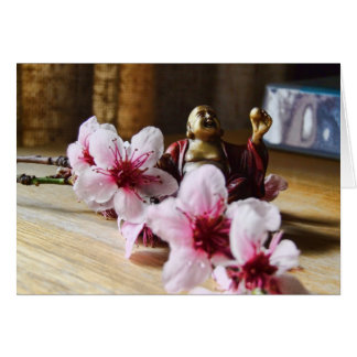 Primavera que ri o cartão de Buddha