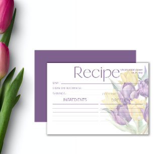Primavera - Receitas de Tulipas Amarelas Púrpuras