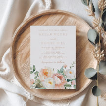 Primavera Rosa Bege Floral Casamento Dourado Rose