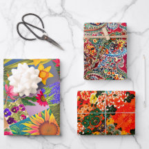 Primavera Set Floral, Paisley, Mah Jongg Egrets