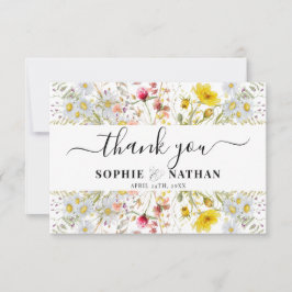 Primavera Summer Wildflower | CARTÕES DE AGRADECIM