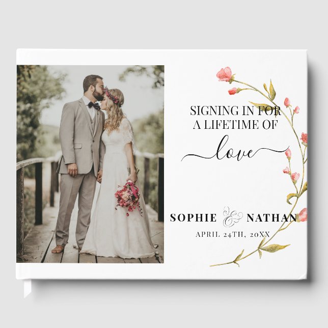 Primavera Summer Wildflower | Livro convidado (Frente)