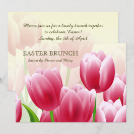 Primavera Tulipa de Páscoa personalizada Convites