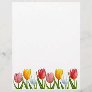 Primavera Tulipas Letterhead