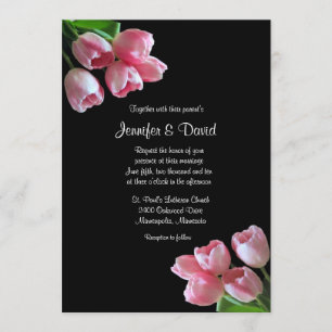 Primavera Tulips Convite De Casamento