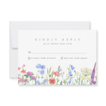 Primavera Wildflower Boho Garden Wedden RSVP