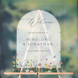 Primavera Wildflower Garden Floral Weding Bem-vind