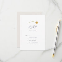 Primavera Wildflower | Placa RSVP Branca