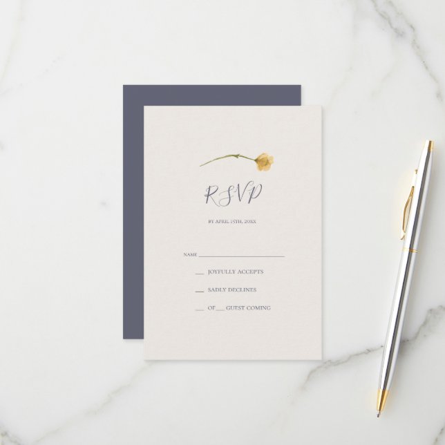 Primavera Wildflower | Placa RSVP Roxo Dusty (Frente/Verso In Situ)