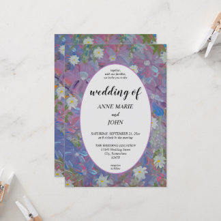 Primavera Wonderland - Convite para Casamento Flor