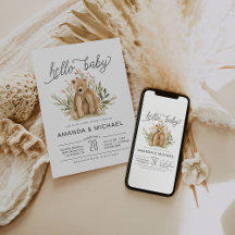 Primavera Woodland | Convite ao Chá de fraldas