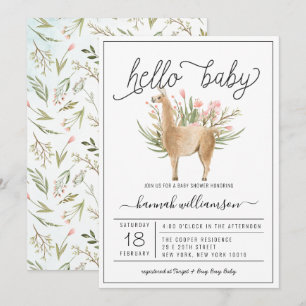 Primavera Woodland   Convite ao Chá de fraldas