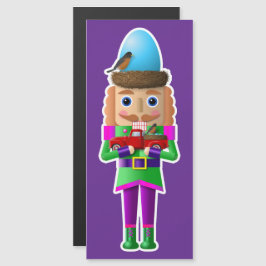 Primavera Woodland Nutcracker com Pequeno Caminhão