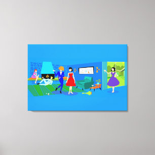 Primaveras de Palma Atômica Canvas do Coquetel