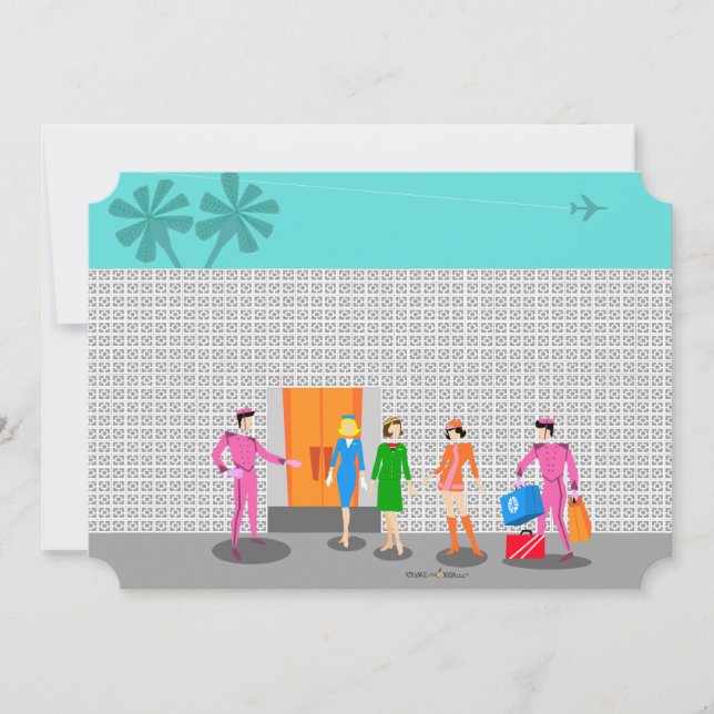 Primaveras de Palma Atômica Convite de festas de S (Frente)