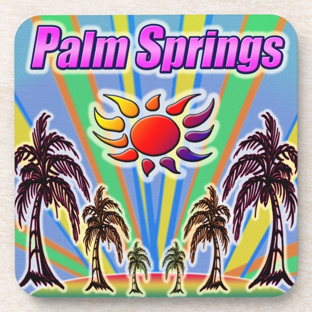 Primaveras Palm Summer Love Porta copos (Frente)