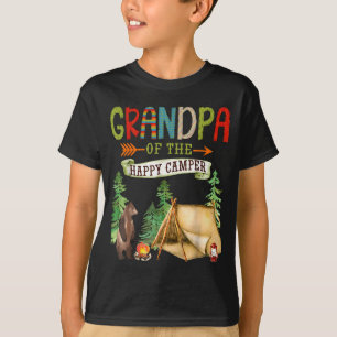 Primeira Camisa Avô Feliz Aventureiro Aniversário 