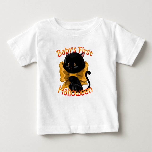 Primeira Camisa de Halloween do Bebê (Frente)