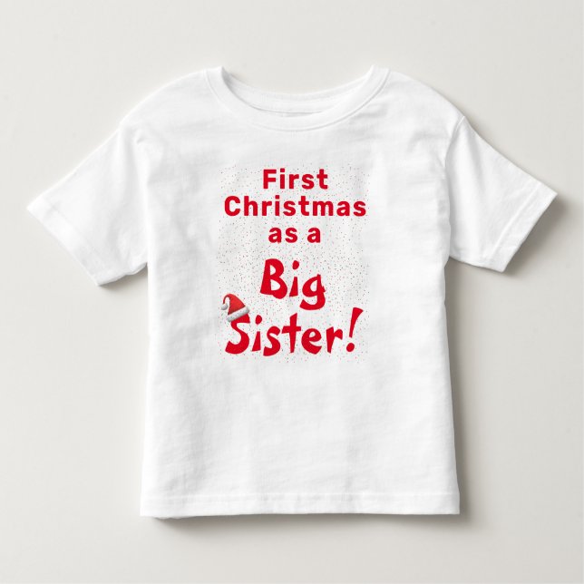 Primeira camiseta Sibling Toddler (Frente)