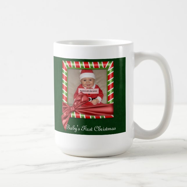 Primeira caneca de Natal do bebê (Direita)