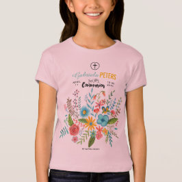 Primeira Comunhão Floral Crianças | Camiseta