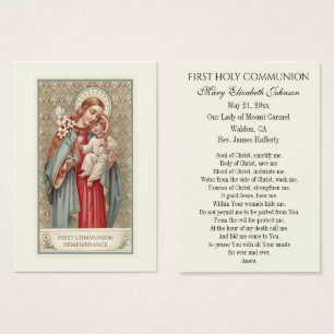 Primeira Comunhão Memória Católica Santa