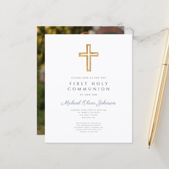 Primeira Comunicação da Cruz Religiosa do Orçament (Frente/Verso In Situ)