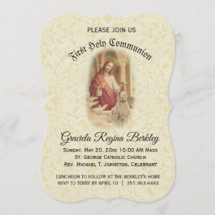 Primeira Comunidade Sagrada Jesus Menina Convites