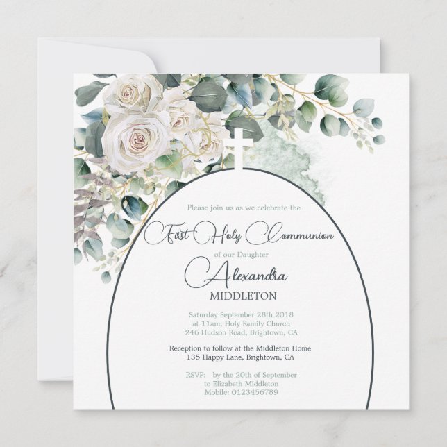 Primeira Comunidade Santa Cruz Rosa Religiosa Cruz (Verso)