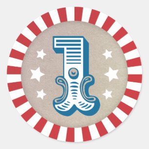 Primeira etiqueta do favor do carnaval do circo do