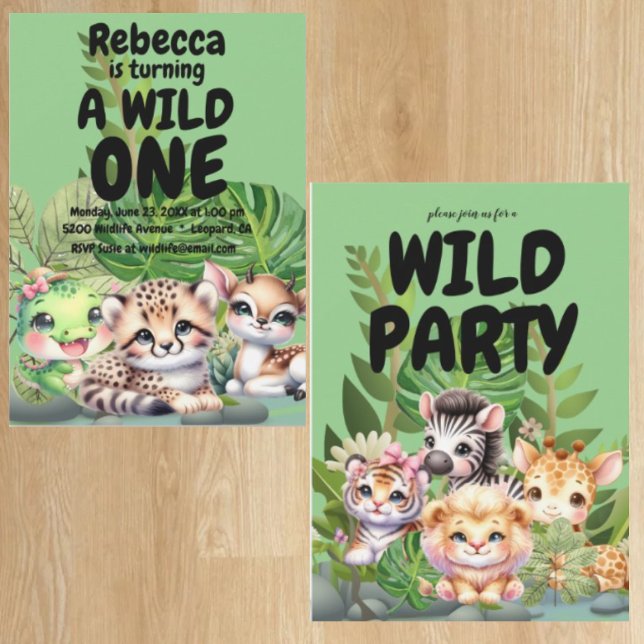 Primeira Festa de aniversário de 2 Convites (Criador carregado)