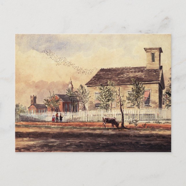 Primeira Igreja Presbiteriana Houston, Cartão Post (Frente)