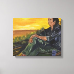 Primeira manhã, Sozinho no Rio Sarr Canvas