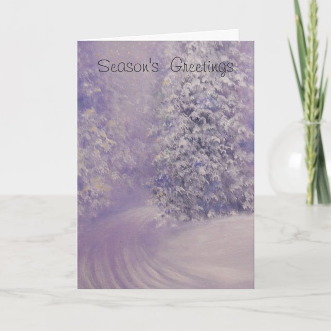 PRIMEIRA NEVE, CARTÃO DE NATAL (Frente)