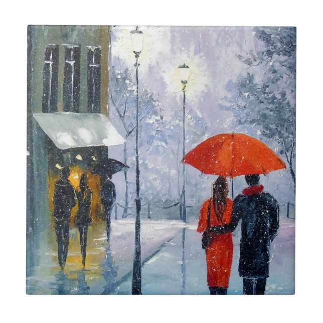 Primeira neve em Paris (Frente)