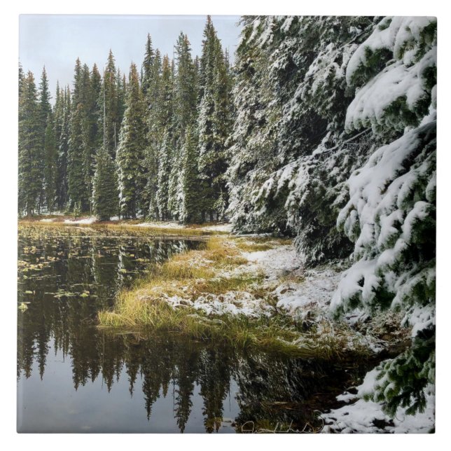 Primeira neve nas águas Ouros (Frente)