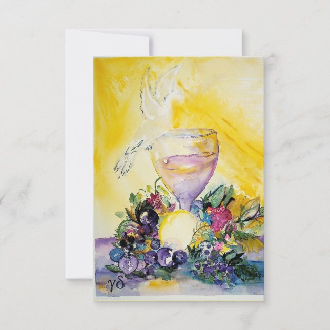 Primeira Sagrada Carta de Anúncio de Comunhão (Frente)