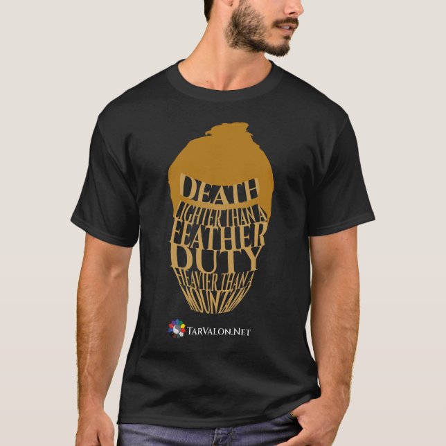 Primeira transformação da camiseta - Morte e dever (Frente)