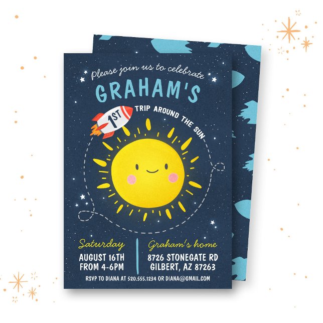 Primeira Viagem ao Redor do Convite de Espaço Side (Criador carregado)