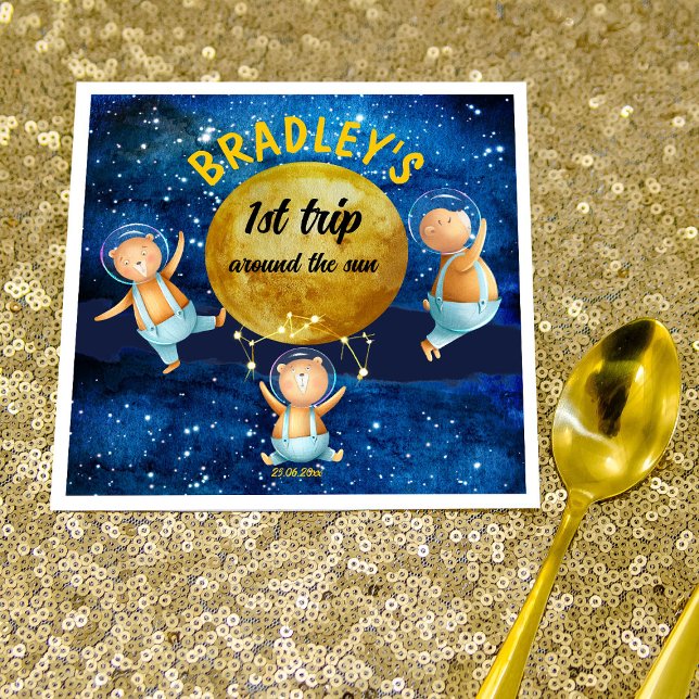 Primeira viagem ao redor dos guardanapos personali (Criador carregado)