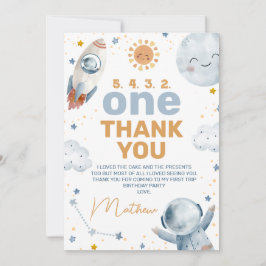 Primeira viagem em torno do Cartões de agradecimen