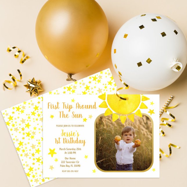 Primeira viagem em torno do Cartões de agradecimen (Criador carregado)