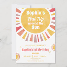 Primeira Viagem Em Torno Do Convite Sun