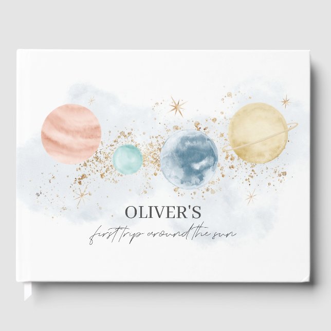 Primeira Viagem Em Torno Do Livro De Convidados De (Frente)